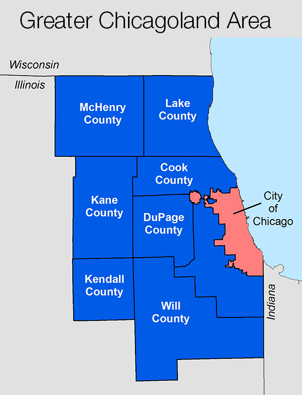 Chicago Area County Map Sexiz Pix 9349