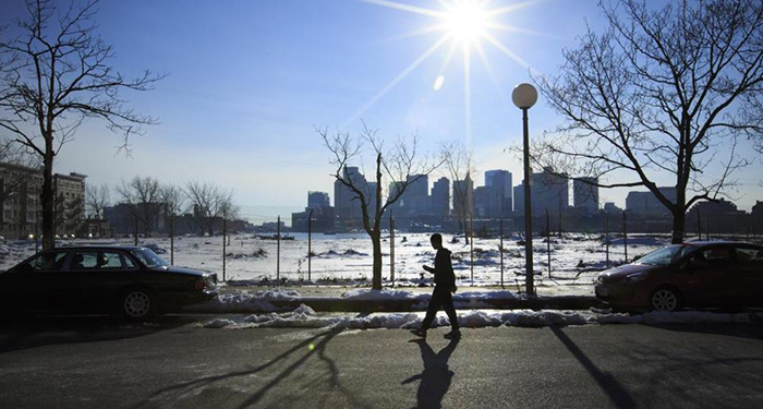 Development of upscale housing in East Boston is affecting working-class people who have long populated the neighborhood. DINA RUDICK/GLOBE STAFF