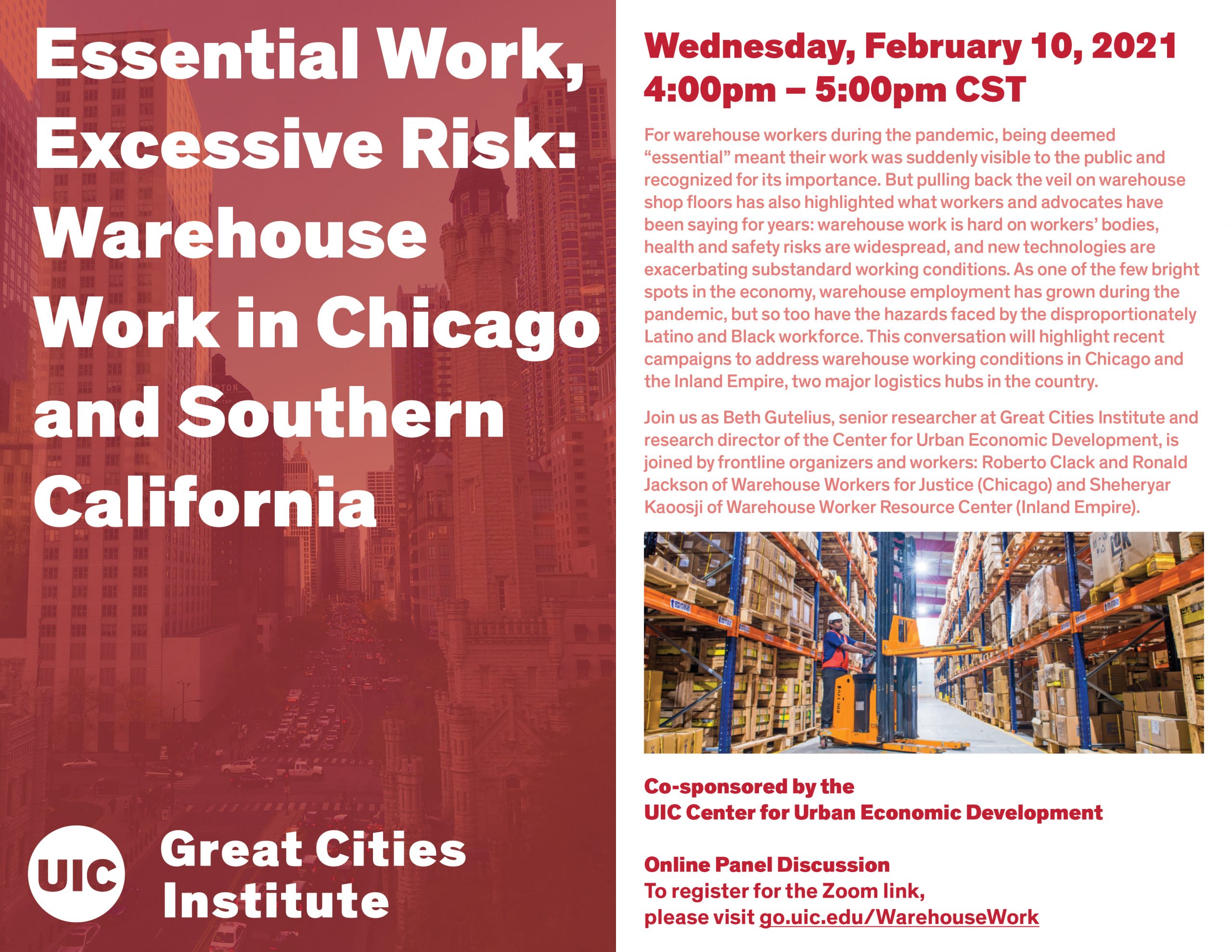Essential Work Excessive Risk Warehouse Work In Chicago And Southern 