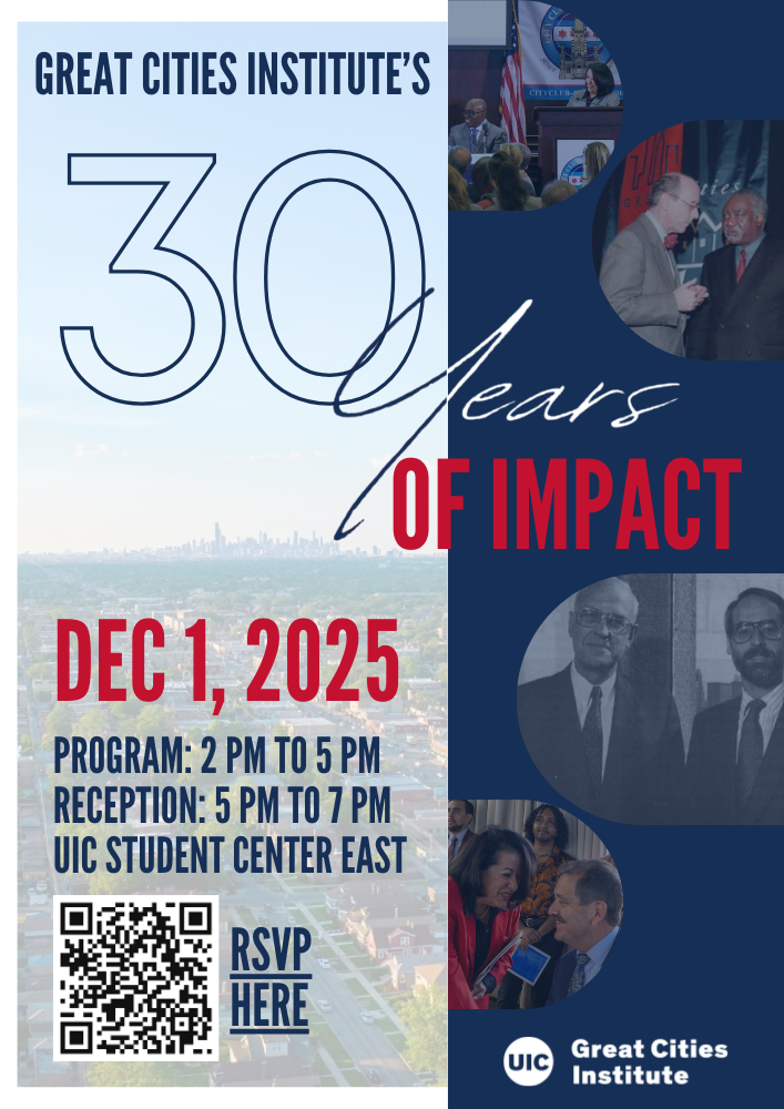 Flyer of the 30 years of impact event