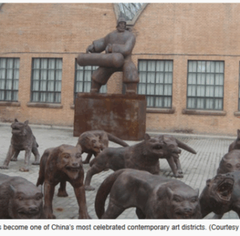Factory 798 has become one of China’s most celebrated contemporary art districts. (Courtesy of Yue Zhang) 