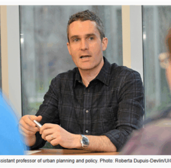 Philip Ashton, assistant professor of urban planning and policy. Photo: Roberta Dupuis-Devlin/UIC Photo Services 