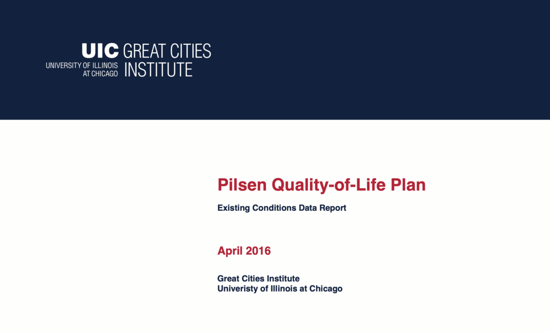 Cover page of report 