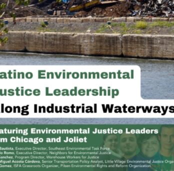 Event Flyer of Latino Environmental Justice Leadership Along Industrial Waterways 