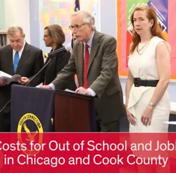 The video cover for the youth joblessness news conference: 