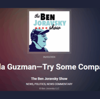 Graciela Guzman - Try Some Compassion, from the Ben Joravsky Show banner 