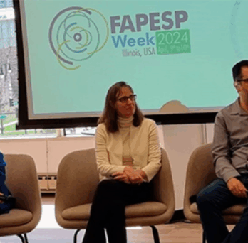 From left to right: Teresa Córdova (University of Illinois in Chicago), Mariana Giannotti (POLI-USP) and Thiago Nogueira (FSP-USP) / photo: Elton Alisson/Agência FAPESP 