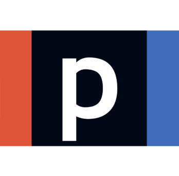 NPR logo with lowercase white letters “n,” “p,” and “r” on red, black, and blue blocks.